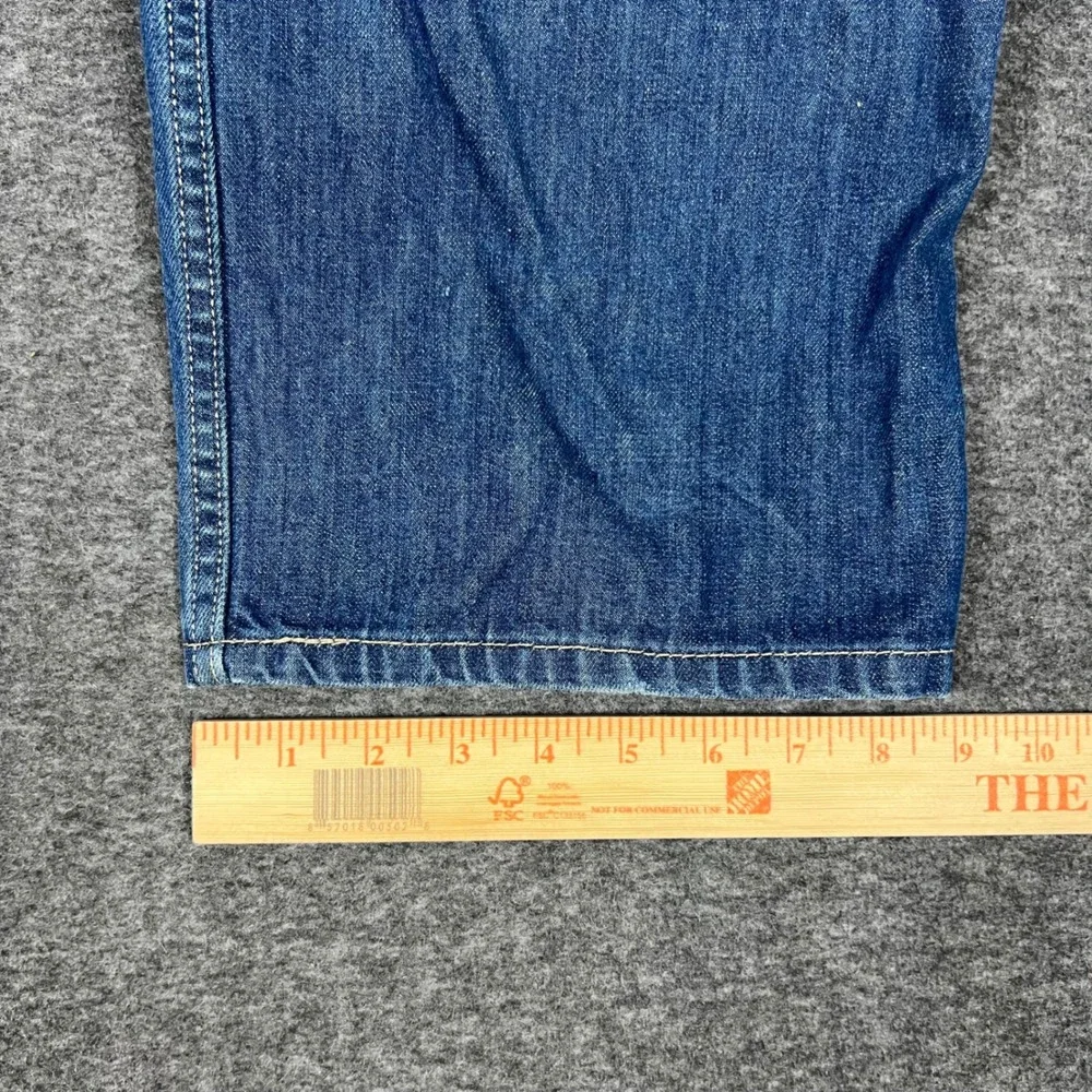 Levi's 569 Loose Straight Jeans Mens 36x32 (Actual 36x30) Blue Relaxed Fit Denim